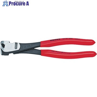 KNIPEX 強力型エンドカッティングニッパー 200mm 6701-200  1丁  KNIPEX社 ▼792-5751