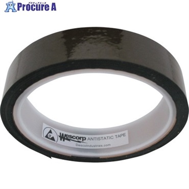 DESCO 静電気防止テープ 18mmX32.9m 81272  1巻 ▼828-7373