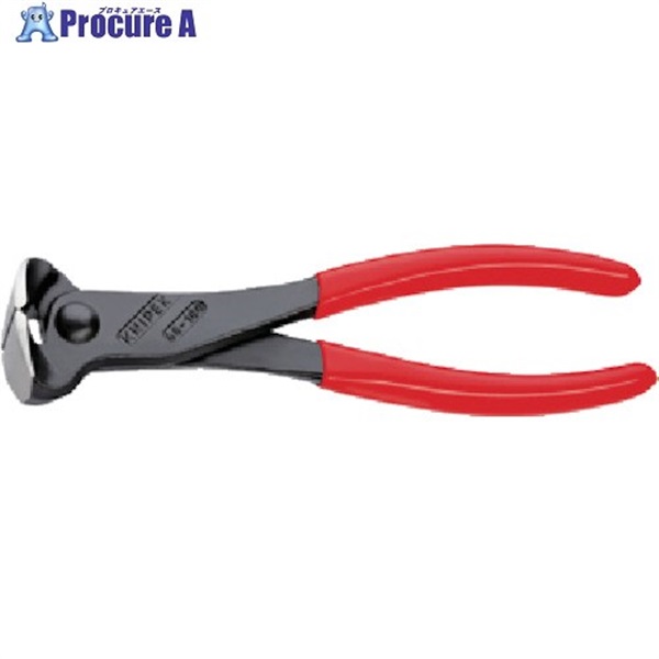 KNIPEX 6801-160 エンドカッティングニッパー 6801-160  1丁  KNIPEX社 ▼833-8904