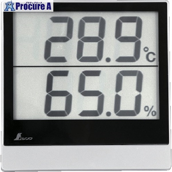 シンワ デジタル温湿度計_Smart_A 73115  1個  シンワ測定(株) ▼854-9878