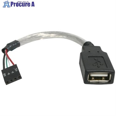 スターテック USBケーブル/マザーボード用/4ピン IDC -A/15cm/メス・メス USBMBADAPT  1袋  STARTECH.COM社 ▼493-1366