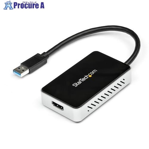 スターテック USBディスプレイ変換アダプター/USB 3.0/1080p HDMI/1x USB USB32HDEH  1箱  STARTECH.COM社 ▼493-2928