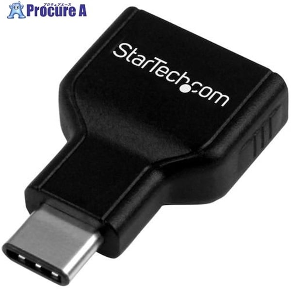 スターテック USB変換アダプター/A-C/USB 3.0/5Gbps/メス・オス/ブラック USB31CAADG  1袋  STARTECH.COM社 ▼493-2957