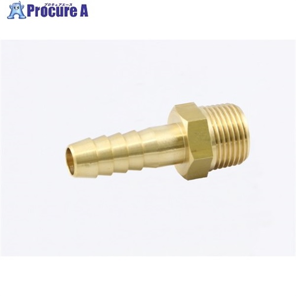 ASOH ホースニップル PT1/8XΦ9 HN-1109  1個  アソー(株) ▼374-0056