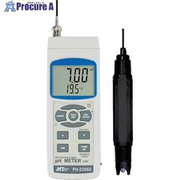 MT データロガー工業用PHメーター PH-230SD-PE-21  1個 ▼419-5040