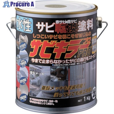 BANーZI 錆転換塗料 サビキラープロ 1kg シルバー A-SKP/K01S  1缶  (株)BAN-ZI ▼370-1716