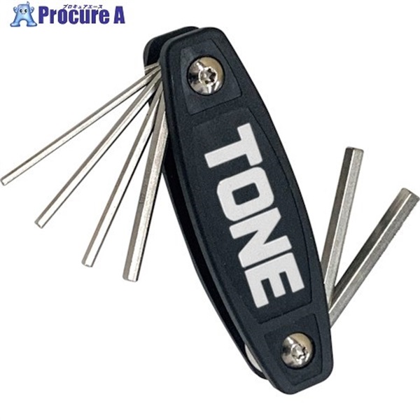 TONE 六角棒レンチ(ナイフ式) ナイフレンチ セット内容1.5、2、2.5、3、4、5、6mm AW701