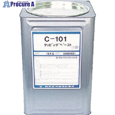 日本工作油 タッピングペースト C-101(一般金属用) 15kg C-101-15  1缶  日本工作油(株) ▼390-9972