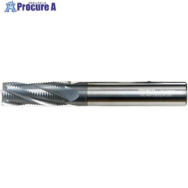 TRUSCO 一般鋼粗加工用ラフィングエンドミル(ねじれ角25°)14.0 AC40-TRFE4140  1本  トラスコ中山(株)