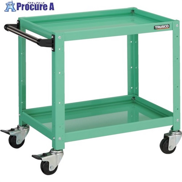 TRUSCO ツールワゴン バーディワゴン 600X400XH600 2段 ヤンググリーン BDW-662-YG  1台  トラスコ中山(株)