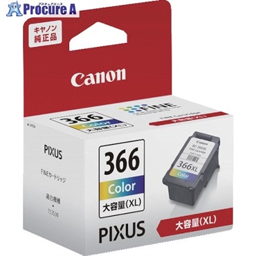 キヤノン FINEカートリッジ BC-366XL 3色カラー BC-366XL 4990C001  1個  キヤノンマーケティングジャパン(株) ▼525-6045