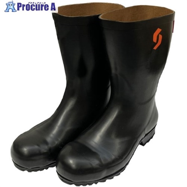 SHIBATA 安全耐油長靴(黒) AO012 27.0 AO012-27.0  1足  シバタ工業(株) ▼580-1416