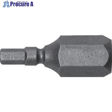 アネックス 溝付超短六角レンチビット1本組 対辺2.5×19 AK-51P-H2.5-19  1本 ▼828-5380