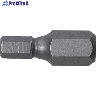 アネックス 溝付超短六角レンチビット1本組 対辺4×19 AK-51P-H4-19  1本 ▼828-5382