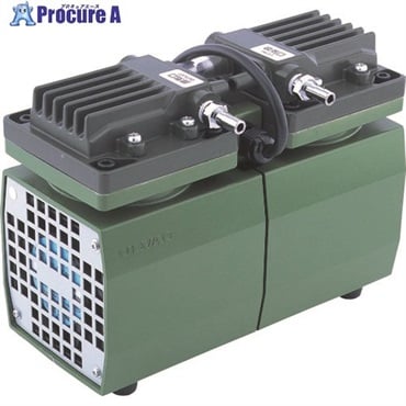 アルバック DA-20D単相200V ダイアフラム型ドライ真空ポンプ 排気速度20/24 DA-20D 200V  1台  (株)アルバック ▼195-3688