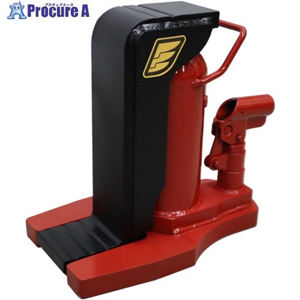 イーグル レバー回転・安全弁付爪つきジャッキ 爪能力5t 爪ロングタイプ E-100L  1台 ▼677-1811
