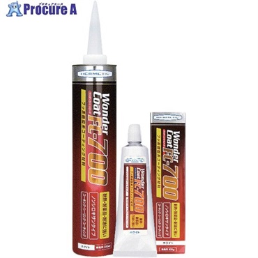 ヘルメチック フッ素樹脂系コーティング剤 FCー700ホワイト 330ml FC-700W330  1個  (株)ヘルメチック ▼683-9936