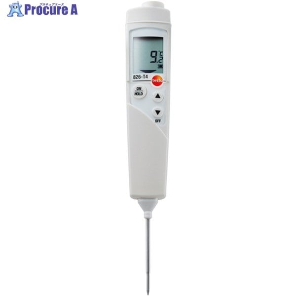 TESTO 食品用赤外放射温度計 testo 826-T4 T826-T4  1個  (株)テストー ▼321-2335