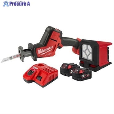 milwaukee M18 コンパクトレシプロLEDキット M18 FPP2AX-502 JP  1台  ミルウォーキーツール・ジャパン合同会社 ▼521-4469