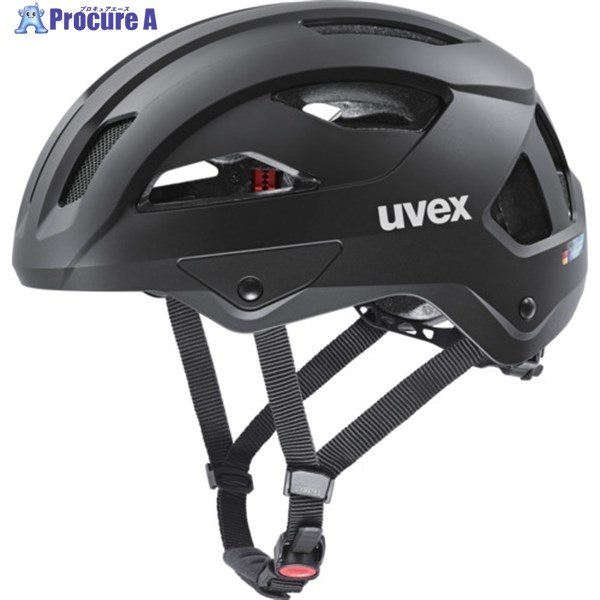UVEX 自転車ヘルメット uvex stride ブラックマット 56-59 4107140115UVEX  1個 ▼675-9271