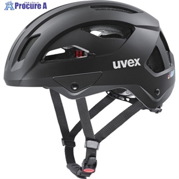 UVEX 自転車ヘルメット uvex stride ブラックマット 53-56 4107140113UVEX  1個 ▼675-9273