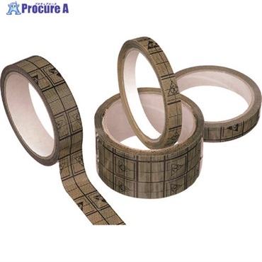 DESCO 静電気防止静電気導電テープ マーク付き 48mmX36m 81253  1巻 ▼111-2761