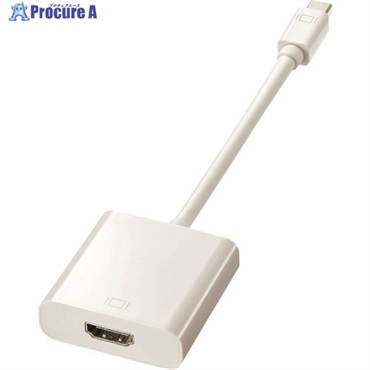 SANWA ミニDisplayPort-HDMI変換アダプタ AD-MDPPHD01  1個  サンワサプライ(株) ▼201-8033