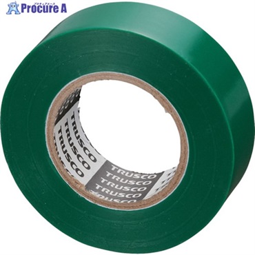 TRUSCO 脱鉛タイプビニールテープ 19mmX10m  緑 1巻入り GJ2110GN1P  1巻 ▼628-3301