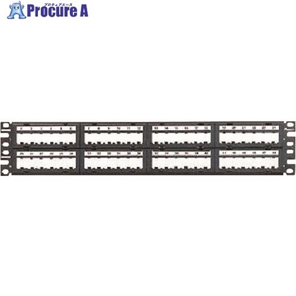 PANDUIT モジュラーパッチパネル枠 6ポートフェースプレートタイプ 48ポート 2U CPPL48M6BLY CPPL48M6BLY  1個  ▼128-0413