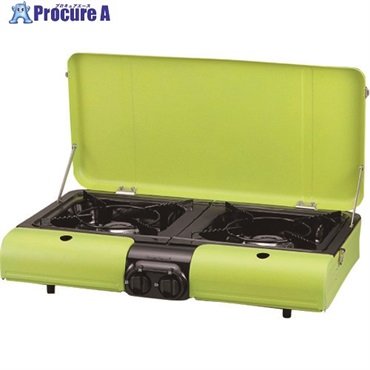 Iwatani カセットガステーブルトップBBQこんろ フラットツイン・S CB-TBG-2  1台 ▼180-8013