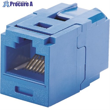 PANDUIT カテゴリ6 JJアダプタ(RJ45中継用ジャック) 青 CC688BU  1個  パンドウイットコーポレーション ▼194-9112