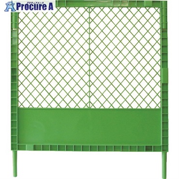TRUSCO 工事用プラスチックフェンス グリーン 1000MMX1000MMX45MM CF1000-GN  1枚 ◇▼207-2739
