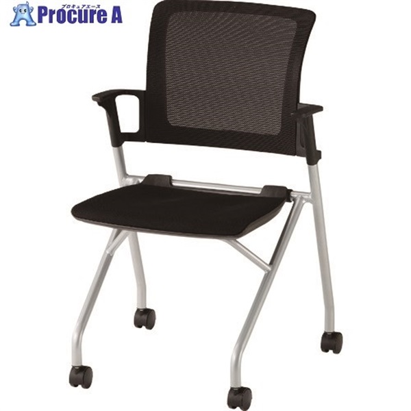 TRUSCO �R���p�N�g�~�[�e�B���O�`�F�A �u���b�N CMC-BK  1�r  �g���X�R���R(��) 