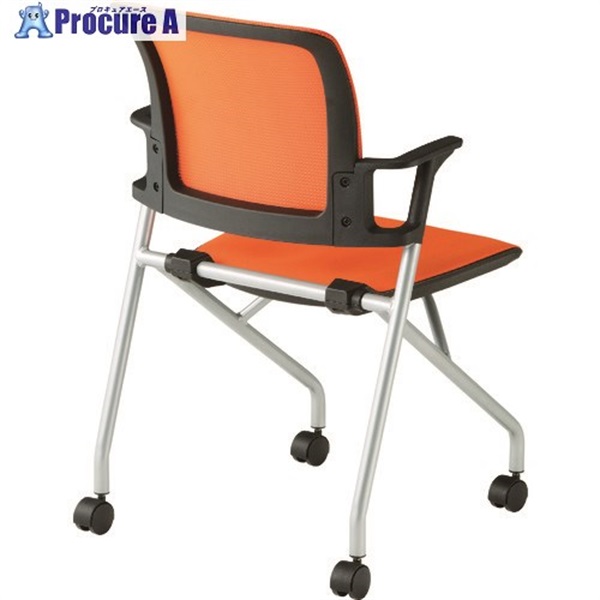 TRUSCO �R���p�N�g�~�[�e�B���O�`�F�A �I�����W CMC-OR  1�r  �g���X�R���R(��) 