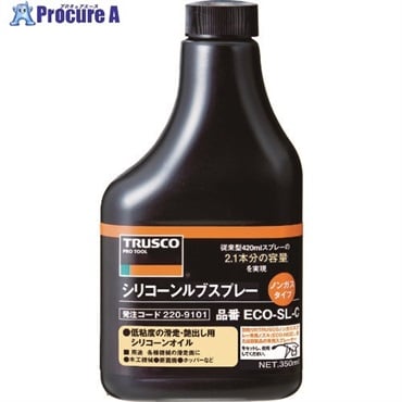 TRUSCO αシリコンルブノンガスタイプ 替ボトル 350ml ECO-SL-C  1本  トラスコ中山(株) ▼220-9101