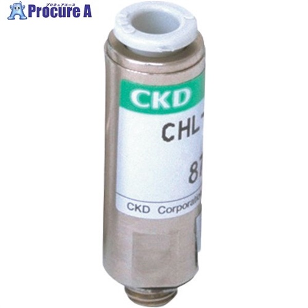 CKD ワンタッチ継手付小形逆止め弁 CHL-M54-B  1個  CKD(株) ▼249-5471