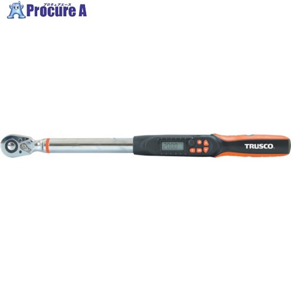 TRUSCO ラチェットデジタルトルクレンチ 差込角12.7mm 40〜200Nm DTRS4-200C  1個  トラスコ中山(株)