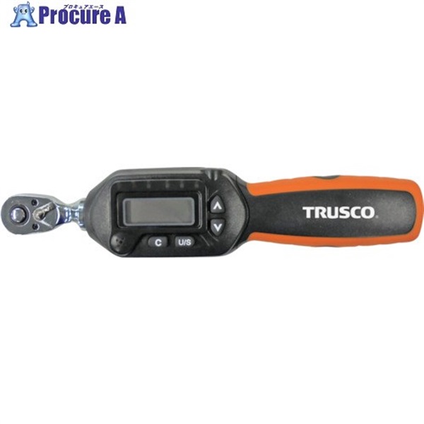 TRUSCO ラチェットデジタルトルクレンチ 差込角6.35mm 6〜30Nm DTRS2-030C  1個  トラスコ中山(株)