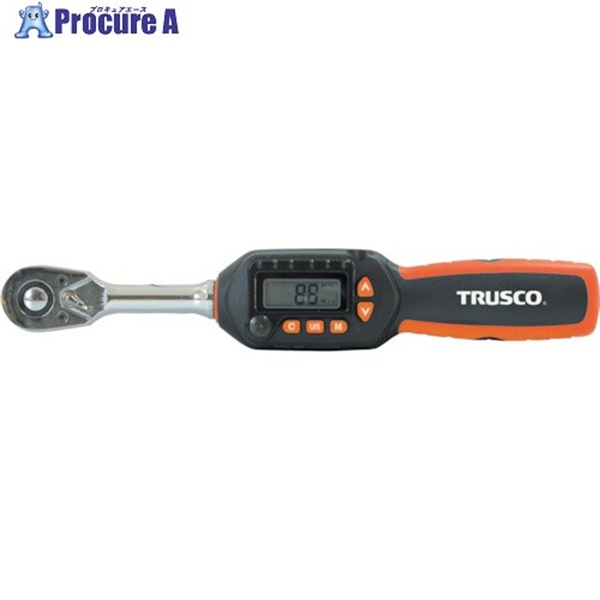 TRUSCO ラチェットデジタルトルクレンチ 差込角9.5mm 17〜85Nm DTRS3-085C  1個  トラスコ中山(株)