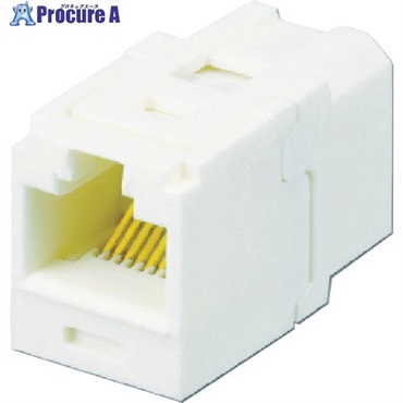 PANDUIT カテゴリ6 JJアダプタ(RJ45中継用ジャック) オフホワイト CC688IW  1個  パンドウイットコーポレーション ▼469-4864