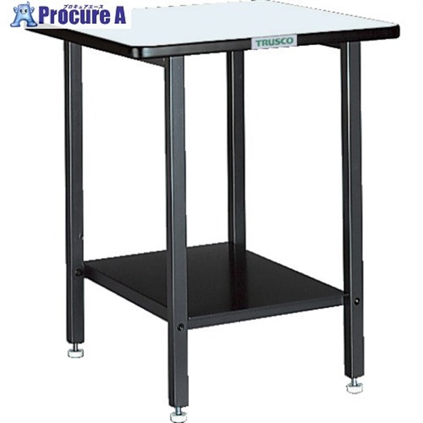 TRUSCO ELS型補助テーブル 500X500X600 アジャスター付 ELS-500  1台 ▼500-8395