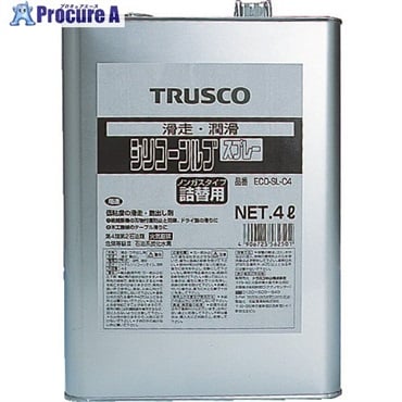 TRUSCO αシリコンルブ 4L ECO-SL-C4  1缶  トラスコ中山(株) ▼512-3119