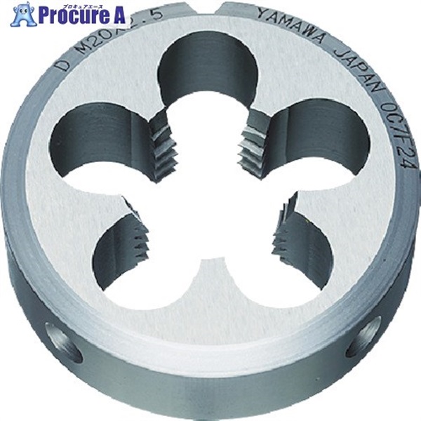 ヤマワ ソリッドダイス D M4X0.5 20径 D-M4X0.5-20  1個  (株)弥満和製作所 ▼775-9428