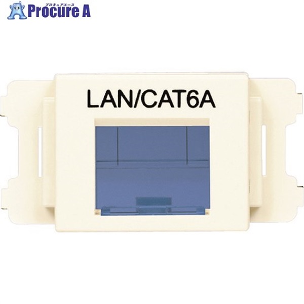 PANDUIT JISプレート用シャッター付きアダプタ オフホワイト LAN・CAT6A (10個入) CMASSP6AIW-X  1袋  パンドウイットコーポレーション ▼825-7251