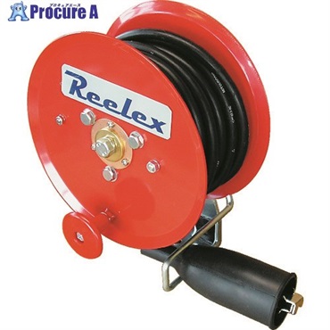 Reelex アースリール 5.5SQ×20m 50Aアースクリップ付 ER-820M  1台  中発販売(株) ▼851-3624