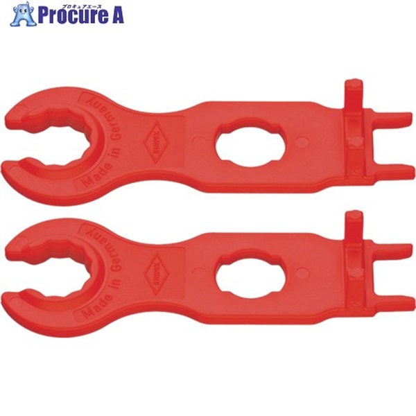 KNIPEX 9749-66-2 MC4コネクター用取付工具(2丁1セット) 9749-66-2  1S ▼478-7412