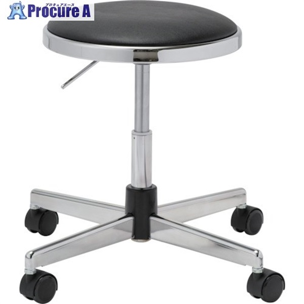 ノーリツ 導電作業チェア 黒 TD-E24L-Z-BK  1脚  (株)ノーリツイス ▼457-7430