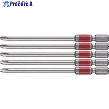 VESSEL 剛彩ビット 5本組 (片頭) ＋2×100mm GS5P2100D  1パック  (株)ベッセル ▼102-6706