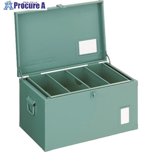 TRUSCO 中型車載用工具箱 中皿付 500X330X280 F-500 (ナカザラツキ)  1台  トラスコ中山(株)