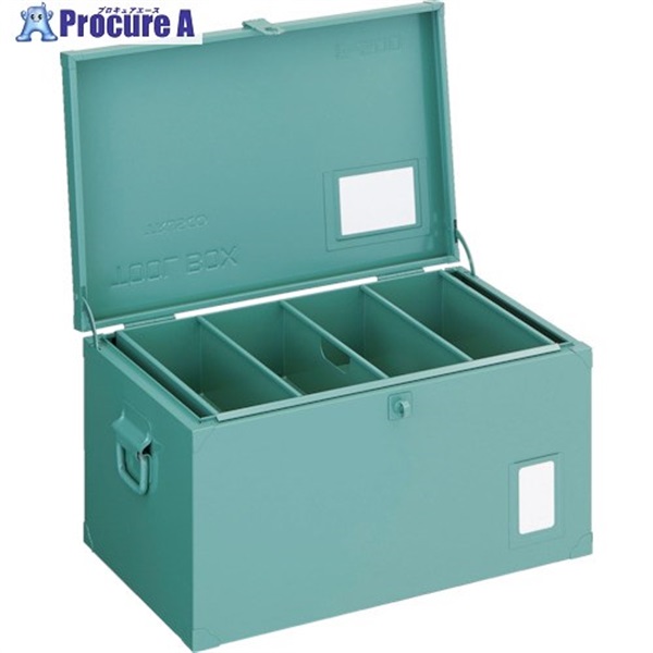 TRUSCO 中型車載用工具箱 中皿付 700X330X280 F-700 (ナカザラツキ)  1台  トラスコ中山(株)